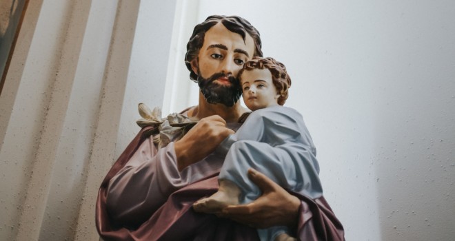 How St. Joseph is a Patron of a Happy & Holy Death | Fr. Edward Looney & Jeannie Ewing