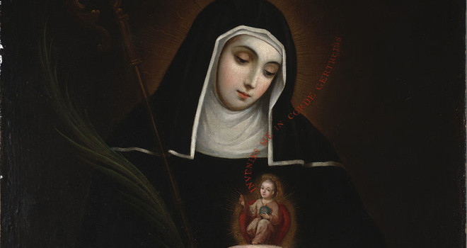 Saint Gertrude & The Golden Hail Mary