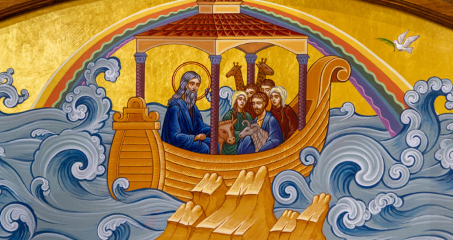 How the Story of the Flood Is Retold at the Cross