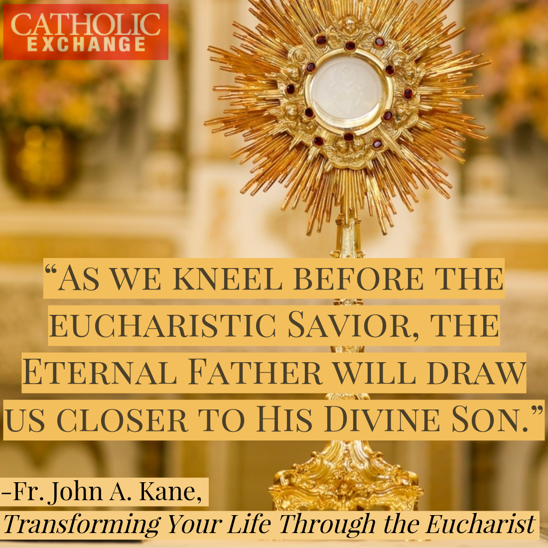 Why We Pray Before the Blessed Sacrament