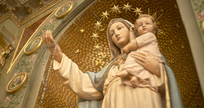 Mary Grows in Love Through the Sacraments