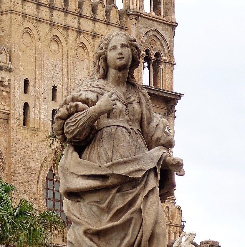 St. Sylvia statue