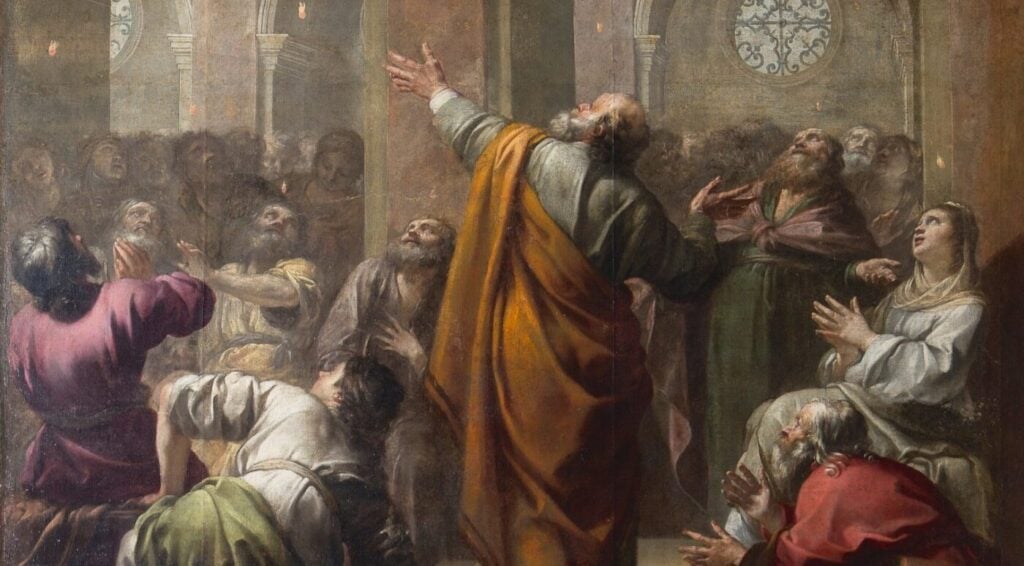 pentecost and divinity's breath on humanity